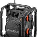 Sangean U7HD Jobsite Radio with Bluetooth, HD Radio, AM/FM, AUX, TWS, Dustproof and Waterproof Design, and Smart Battery Charger