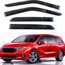 KPY Rain Guards Fit for 2018-2026 Honda Odyssey, Out-Channel Window Visors Vent Wind Deflectors 4PC, Car Accessories for 18-26 Odyssey