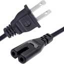 2 Prong Power Cord for Bose Bass Module 500 700 Subwoofer Replacement Power Cord 8ft IEC C7 AC Cable