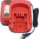 Biswaye Multi-Volt Fast Charger Compatible with Black and Decker 18V 24V 14.4V 12V 9.6V Slide Battery HPB18 HPB24 HPB14 HPB12 HPB96 244760-00, Replacement for Black and Decker Charger BDFC240 BDCCN24