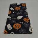 XCHI Boo Spooky Ghost Pumpkin Halloween Table Runner Burlap Table Decoration for Home Kitchen Dining Dinner Indoor Holiday Farmhouse Decor 13x90 Inch