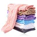 Cute Castle 12 Pack Muslin Burp Cloths for Baby - Ultra-Soft 100% Cotton Baby Washcloths - Large 20'' by 10'' Super Absorbent Milk Spit Up Rags - Burpy Cloths for Unisex, Boy, Girl - Multicolor
