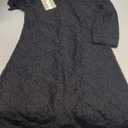 APRIL GIRL Flower Girl Dress, Lace Dress 3/4 Sleeve Dress (14-16 Years, Black)