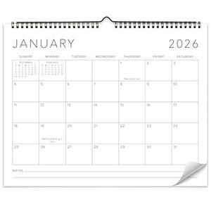 Beautiful 2026 Wall Calendar - Runs until December 2026 - Large 14.5" x 11.5" Office Wall Calendar for Easy Organizing