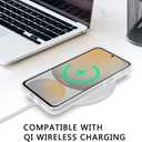 3 x for Samsung Galaxy S24 FE Case Compatible with MagSafe Slim Thin Hard PC Translucent Frosted Rugged Drop-Proof Shockproof Protective Case for Samsung Galaxy S24 FE (Clear)