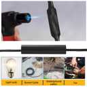 Relaxweex 2 Sets Underground Wire Splice Kit, in Wall Splice Kit Suit for Direct Burial Uf Wire Rated up to 600 Volts Include Connectors & Heat Shrink Tube for Electrical Cable (8-2 Awg)