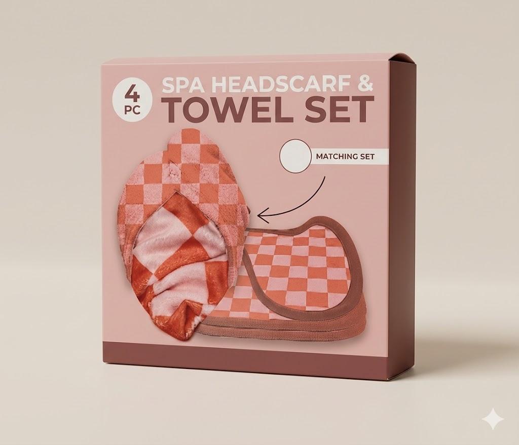 Spa Headscarf Towel Set