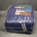 Large Waterproof Tarp - Heavy Duty 5 Mil Thick Poly Tarpaulin Ideal for Canopy Tents, Boats, RV or Pool Covers - Multipurpose Protective Tarps with Grommets for Indoor and Outdoor Use | 25' x 40' (Blue-lightweight Protection)