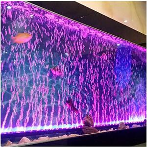 HCDMRE LED Air Bubble Light Aquarium Light Underwater Submersible Fish Tank Light Color Changing Making Oxygen Aquarium Tools,Us Plug (88cm/34.6")