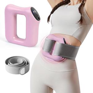 Electric Full-Body Fascia Ring, Fascia Ring Massager with Adjustable Strap, 8 Vibration Modes Hands-Free Fast Fat Burning for Belly, Back, Legs, Waist