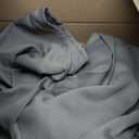 Deconovo Blackout Curtain Panels Window Draperies Rod Pocket/Back Tab Curtains Thermal Insulated Blackout Curtains for Bedroom 52Wx84L Inch, Light Grey, 2 Panels