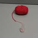 3x60g Cherry Red Yarn for Crocheting and Knitting;3x66m (72yds) Cotton Yarn for Beginners with Easy-to-See Stitches;Worsted-Weight Medium #4;Cotton-Nylon Blend Yarn for Beginners Crochet Kit Making