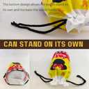 Eyllaaoo 30Pcs 7 x 10Inch Mouse Theme Plastic Treat Bags Mouse Theme Party Supplies Favors Cookie Chocolate Candy Snack Bags For Birthday Party Decoration Supplies