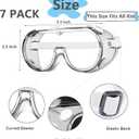 7 Pieces Kids Science Goggles Bulk, Lightweight Polycarbonate Lenses and PVC Frame Kids Safety Goggles