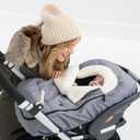 Skip Hop Winter Car Seat Cover, Stroll & Go, Heather Grey 16x3x27 Inch (Pack of 1)