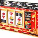 Oudain 6ft Casino Tablecloth Party Decorations Las Vegas Table Cover Washable Fabric Polyester Rectangle Tablecloth Casino Night Jackpot Party Poker Themed Decoration