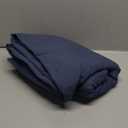 Bedsure Navy Blue Duvet Cover Queen Size Only - Prewashed Cotton-Like Polyester Extra Soft All Season Bedding, Includes 1 Duvet Cover 90x90 Inches with Zipper Closure, (No Comforter)