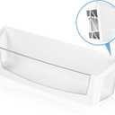WPW10212139 Refrigerator Door Shelf Bin Compatible with Maytag Whirlpool Refrigerator Door Shelf Parts Replacement W10212139 Cantilever Bin WRF555SDF WRF555SDH GI6FDRXX GI6FARXX GI6SDRXX Left Bin