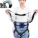 WEEOATAR Medical Nursing Gait Belt, Non-Slip Transfer Nursing Sling with Handles, Mobility Standing and Lifting Aid Transfer Belts for Disabled, Elderly, Injured (Blue)
