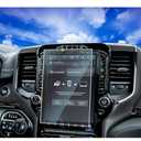 2024 2025 2026 Ram 1500 Screen Protector MATTE for 2019-2024 2025 Ram 1500 2500 3500 TRX Rebel Laramie Limited Pickup Truck Accessories Anti-Fingerprint&Glare Tempered Glass Protective Film--Ram 12’’ Matte