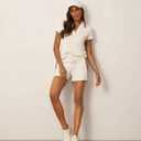Sporty Rib Polo And Short Set, M