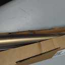 Ivilon Drapery Window Curtain Rod - End Cap Style Design 1 Inch Pole. 48 to 86 Inch Color Black