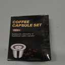 LIHONG Stainless Steel Reusable Coffee Pods, Reusable Coffee Capsules, Reusable Espresso Pods Compatible with Original Line (1 Pod + Spoon)