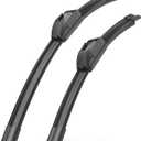 Raidbee 26"+18" Windshield Wiper Blades Replacement for Toyota Highlander 2020-2024 Camry 2012-2017 Avalon 2013-2018 Honda Civic HR-V 2016-2021 Hyundai Sonata 2011-2023 JEEP Cherokee 2014-2023 OEM
