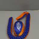 Nerf Dog Vortex Chain Tug Dog Toy with Squeaker Football Head, Lightweight, Durable, Water Resistant, 30 Inches, For Medium to Extra-Large Breeds, Single Unit (3474)