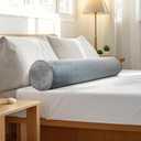 Inflatable Body Pillow for Adults Kids, 47 Inch Body Pillows for Side Sleeper, Travel Body Pillow for Bed, Long Bolster Pillow Round Cervical Cylinder Pillow for Sleeping