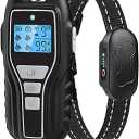 Asrcs Shock Collar for Dogs 2 Dogs (15-120lbs) 2000FT Dog Shock Collar with Remote Control Waterproof Dog Training Collar with Remote 4 Safe Modes Rechargeable Lock Flash Light for All Breeds - Gray