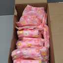 Pet Soft Disposable Cat Diapers  Diaper for Female & Male Cats, Puppy Doggie Diapers for Female Dogs with Adjustable Foam Tail Hole, Medium (24Pcs, PK Flowers)