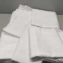 Fitable White Tablecloths for Rectangle Tables, 5 Pack - 70 x 120 Inches - Reusable and Washable Table Clothes for 6-8 Ft Tables, Polyester Fabric Table Covers for Wedding, Party, Banquet