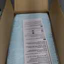 Amazon Basics Leak-Proof Dog and Puppy Potty Training Pee Pads with Quick-Dry 5-Layer Super Absorbent Design, Regular Size 22 x 22 inch, Blue & White, 100 Count