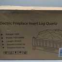 duraflame Electric Log Set 400 Sq Ft Heater, Faux Logs Insert with Lifelike Flames for Existing Fireplaces, Remote Control Included