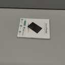 Wallet Tracker Card Air-Tag (iOS Only) - Work with Apple Find My, Bluetooth Tracker Smart Tracking Card Wallet Finder, 0.07in Slim, IP68 Waterproof, Item Locator for Luggage Tags, Passports, Purse (1 pack, Dark Black)