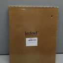 Lecloud Green Valance for Window 12 Inch Length, Light Filtering Faux Linen Textured Soft Kitchen Curtains, Rod Pockets Short Airy Drapes for Bathroom Basement Farmhouse, 60" W x 12" L 1 Panel