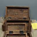 Reclaimed Vintage Wood Boxes, Set of 3 Sizes, Natural