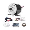 24V Brushed Electric Motor Kit 3000RPM High Speed Brush DC Motor Controller 350W Electric Bike Scooter Motor with Brushed Controller for Dirt Bike Crazy Cart Mini Motorcycle Upgrade and Conversion