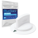 BlueStars WE1M652 Dryer Timer Control Knob with Upgraded Metal Ring  Compatible with Hotpoint HTDX100EM8WW HTDX100ED6WW HTDX100EM6WW HTDX100GM8WW HTDX100ED2WW GE Dryers 1264289 AP3995164 PS1482196