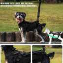 OneTigris Dog Lift Harness for Small Dogs XS, Dog Sling Carrier for Small Dogs, Full Body Lift Harness with Reflective Straps, Dog Support Harness for Back Legs