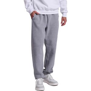 Russell Athletic Men's Dri Power Fleece Elastic Bottom Sweatpants, Relaxed Fit, Moisture Wicking, with or Without Pockets (Large)