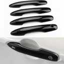 Snap-on Door Handle Cover Compatible for 2018-2025 2026 Toyota Camry Accessories No Adhesive Handle Protectors for 2020-2025 2026 Toyota Corolla Glossy Black