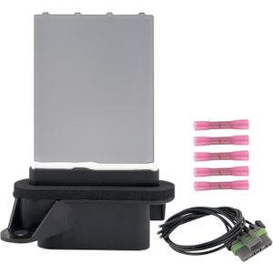 95018066 HVAC Blower Motor Resistor Kit with Harness Fit for Chery Trax 2015-2020 1.4L, Spark 2013-2015 1.2L, Sonic 2012-2019 1.4L/1.8L Replace# 94560526 973-867