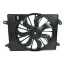 12V AC Condenser Cooling Radiator Fan Assembly Compatible with 2010-2017 Dodge Charger 2009-2018 Dodge Challenger 2.7L 3.5L 6.1L 6.4L 68050129AA 621-526