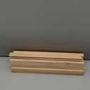 6 PCS 35cm/13.78Inch Wooden Drawer Slides Bottom Mount, Classic Traditional Wood Center Guide Track Bottom Mount with Slide Glides, Replacement Inforcement Part for Drawer