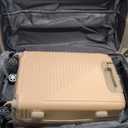 Rockland Star Trail Hardside Spinner Wheel Luggage, Champagne, 2-Piece Set (20/28)