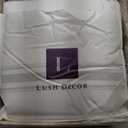 Lush Decor Farmhouse Stripe Reversible Cotton Comforter Set, 3 Piece Set, King, Black - Cozy Farmhouse Bedding Set - Rustic Decor - Striped Comforter - Modern Farmhouse Bedroom Decor