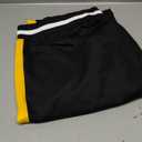 TOLOER Pullover Hoodie Men Blend Fleece Long Sleeve Sweatshirt with Kangaroo Pockets (XX-Large, Black Yellow)