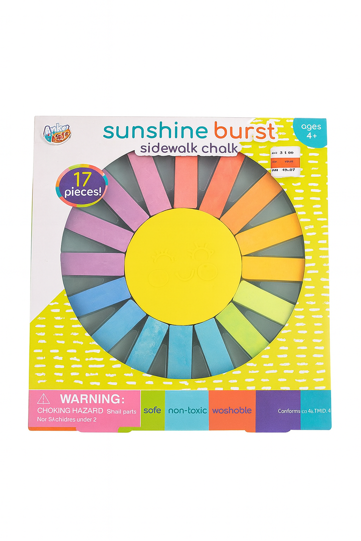 Anker Play Jumbo Kaleidoscope Chalk Set72 pc